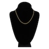 Thumbnail Image 4 of Square Solid Wheat Chain Necklace 14K Yellow Gold 18&quot; 0.85mm