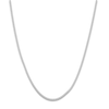 Thumbnail Image 1 of Round Solid Wheat Chain Necklace 14K White Gold 18&quot; 1.25mm