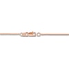 Thumbnail Image 2 of Round Solid Wheat Chain Necklace 14K Rose Gold 16&quot; 1.25mm