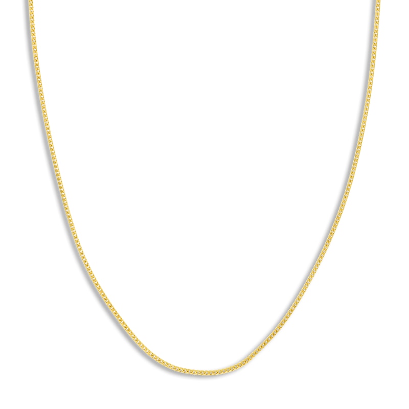 Main Image 1 of Solid Franco Chain Necklace 14K Yellow Gold 18&quot; 1.55mm