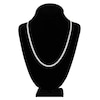 Thumbnail Image 4 of Solid Mariner Chain Necklace 14K White Gold 22&quot; 3.7mm