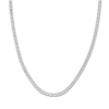 Thumbnail Image 1 of Solid Mariner Chain Necklace 14K White Gold 24&quot; 3.7mm