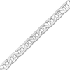 Thumbnail Image 1 of Solid Mariner Chain Necklace 14K White Gold 18" 4.4mm