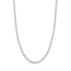 Thumbnail Image 1 of Solid Mariner Chain Necklace 14K White Gold 22&quot; 4.4mm