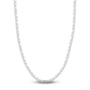 Thumbnail Image 0 of Solid Mariner Chain Necklace 14K White Gold 18" 5.6mm