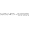 Thumbnail Image 3 of Solid Mariner Chain Necklace 14K White Gold 20&quot; 5.6mm