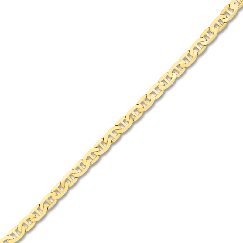 Main Image 2 of Solid Mariner Chain Necklace 14K Yellow Gold 20&quot; 5.6mm