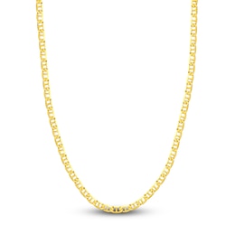 Solid Mariner Chain Necklace 14K Yellow Gold 30&quot; 5.6mm