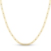 Thumbnail Image 0 of Solid Paperclip Chain Necklace 14K Yellow Gold 18" 3.9mm