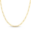 Thumbnail Image 0 of Hollow Paper Clip Chain Necklace 14K Yellow Gold 18" 3.8mm