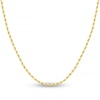 Thumbnail Image 1 of Diamond-Cut Solid Rope Chain Necklace 14K Yellow Gold 16&quot; 2.15mm