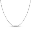Thumbnail Image 0 of Diamond-Cut Solid Rope Chain Necklace 14K White Gold 20" 2.7mm