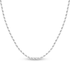 Thumbnail Image 0 of Diamond-Cut Solid Rope Chain Necklace 14K White Gold 22" 2.7mm