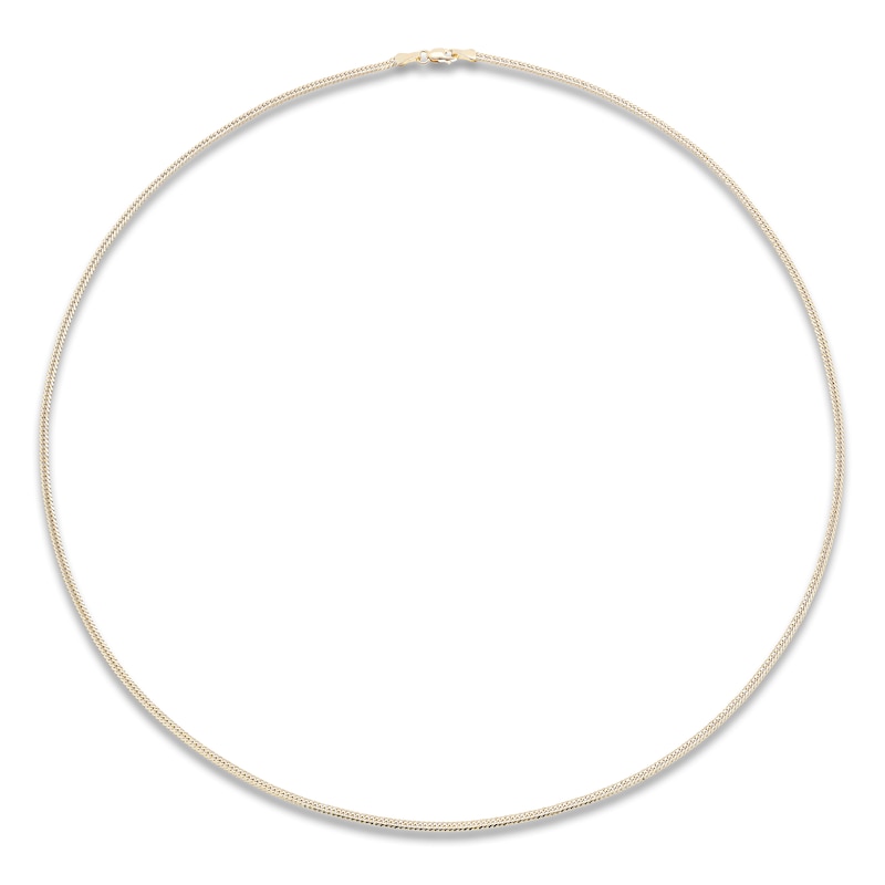 Curb Link Necklace 14K Yellow Gold 20" 4.39mm