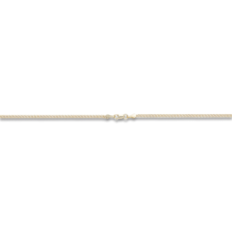 Curb Link Necklace 14K Yellow Gold 20" 4.39mm