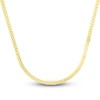 Thumbnail Image 1 of Semi-Solid Square Franco Chain Necklace 14K Yellow Gold 26&quot; 4.4mm