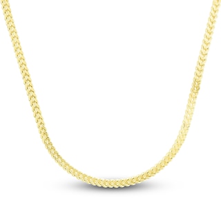 Diamond-Cut Solid Rope Chain Necklace 14K Yellow Gold 22 2.7mm