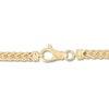 Thumbnail Image 2 of Semi-Solid Square Franco Chain Necklace 14K Yellow Gold 26&quot; 4.4mm