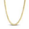 Thumbnail Image 1 of Semi-Solid Diamond-Cut Wheat Chain Necklace 14K Yellow Gold 24&quot; 5.3mm