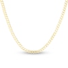 Thumbnail Image 1 of Solid Curb Chain Necklace 14K Yellow Gold 20&quot; 2.6mm