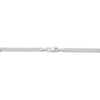 Thumbnail Image 2 of Solid Curb Chain Necklace 14K White Gold 18&quot; 2.6mm