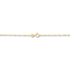 Thumbnail Image 2 of Solid Figaro Chain Necklace 14K Yellow Gold 16&quot; 1.3mm