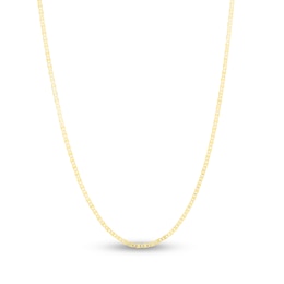 Solid Mariner Chain Necklace 14K Yellow Gold 20&quot; 1.7mm