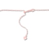 Thumbnail Image 2 of Semi-Solid Paper Clip Chain Necklace 14K Rose Gold 22&quot; Adjustable 1.5mm