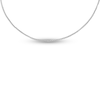 Thumbnail Image 1 of Semi-Solid Round Wheat Chain Necklace 14K White Gold 22&quot; Adjustable 1mm