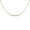 Thumbnail Image 1 of Semi-Solid Popcorn Chain Necklace 14K Yellow Gold 22&quot; Adjustable 1.3mm