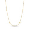Thumbnail Image 0 of Semi-Solid Beaded Chain Necklace 14K Yellow Gold 18" 1.8mm