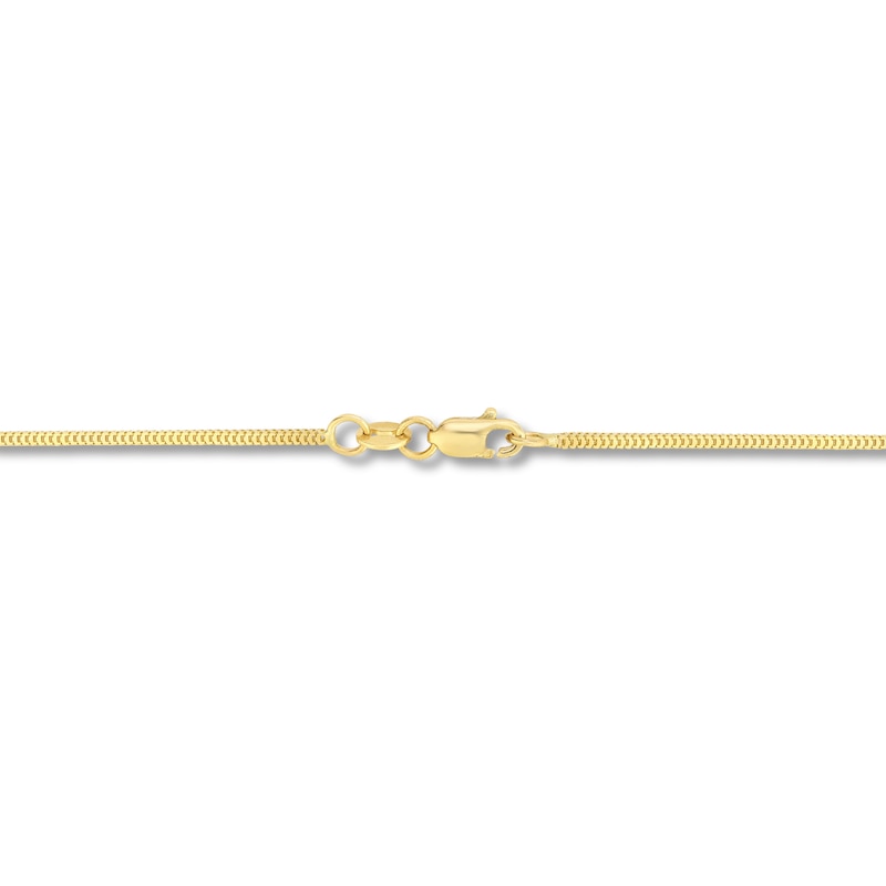 Main Image 2 of Semi-Solid Milano Chain Necklace 14K Yellow Gold 18&quot; 1.1mm