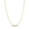 Thumbnail Image 0 of Solid Two-Tone Figaro Chain Necklace 14K Yellow Gold 24" 4.8mm