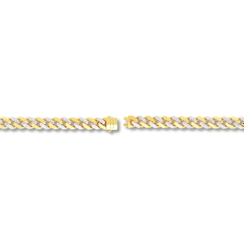 Main Image 2 of Hollow Curb Chain Necklace 14K Yellow Gold 24&quot; 11.3mm