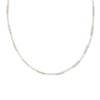 Thumbnail Image 1 of Hollow Diamond-Cut Bead Chain Necklace 14K Tri-Tone Gold 17&quot;