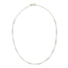 Thumbnail Image 2 of Hollow Diamond-Cut Bead Chain Necklace 14K Tri-Tone Gold 17&quot;