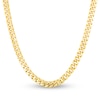 Thumbnail Image 1 of Semi-Solid Miami Cuban Link Necklace 14K Yellow Gold 24&quot; 6mm