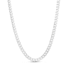 Thumbnail Image 1 of Solid Miami Cuban Link Necklace 14K White Gold 22&quot; 5.0mm