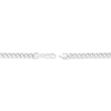 Thumbnail Image 2 of Solid Miami Cuban Link Necklace 14K White Gold 22&quot; 5.0mm