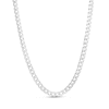 Thumbnail Image 1 of Solid Miami Cuban Link Necklace 14K White Gold 24&quot; 5.0mm