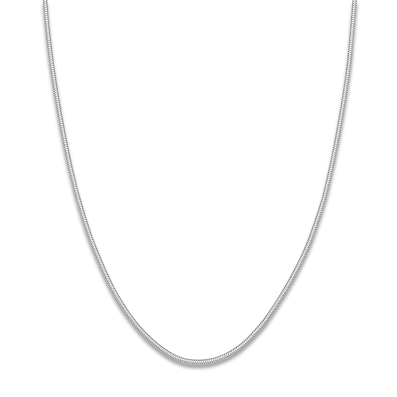 Hollow Snake Chain Necklace 14K Gold 20" 1.9mm