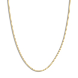 Hollow Snake Chain Necklace 14K Yellow Gold 16&quot; 1.9mm