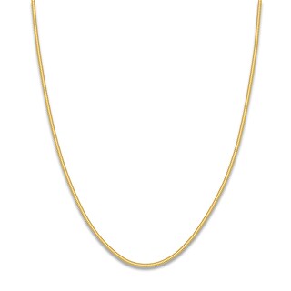 18K Yellow Gold Filled Classic Snake Chain Necklace 16/18/20/22/24