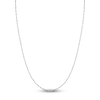 Thumbnail Image 1 of Solid Singapore Chain Necklace 14K White Gold 24&quot; 1.7mm