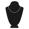 Thumbnail Image 3 of Diamond-Cut Solid Cable Chain Necklace 14K Yellow Gold 18" 2.3mm