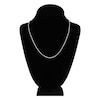 Thumbnail Image 4 of Hollow Square Wheat Chain Necklace 14K White Gold 20&quot; 2.2mm