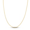 Thumbnail Image 0 of Hollow Square Wheat Chain Necklace 14K Yellow Gold 18" 2.2mm