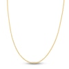 Thumbnail Image 0 of Hollow Square Wheat Chain Necklace 14K Yellow Gold 24" 2.2mm