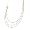 Thumbnail Image 1 of Solid 3-Layer Rope Chain Necklace 14K Yellow Gold 16&quot;