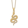 Thumbnail Image 1 of Solid Snake Necklace 14K Yellow Gold 18&quot;